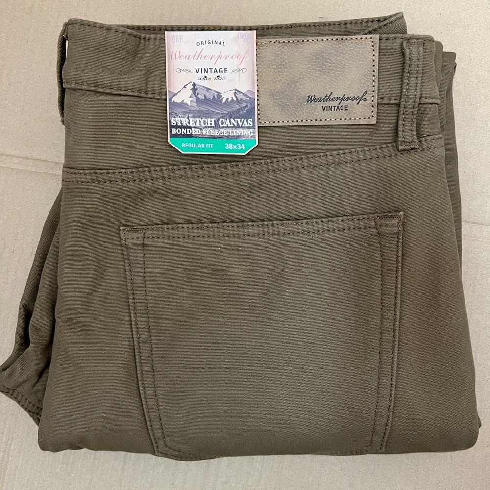 Weatherproof Vintage Men’s Fleece Lined Pant